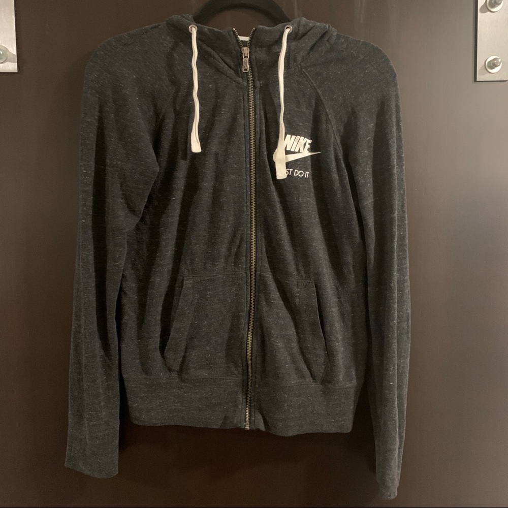 Nike Sportswear Heather Dark Gray Jacket Size S